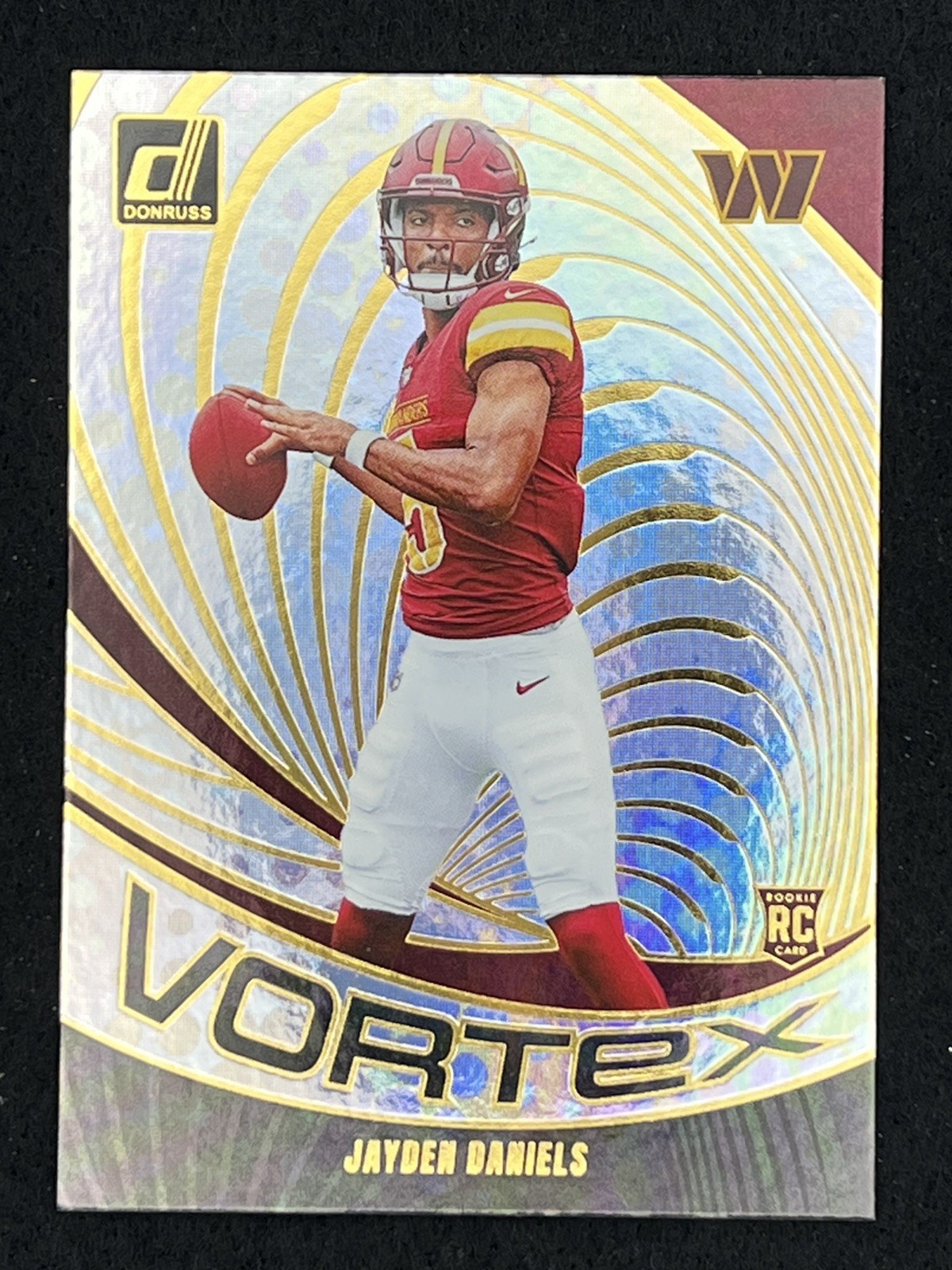 2024 Panini Donruss Vortex Jayden Daniels #VOR-JDA Rookie RC
