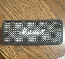 Marshall Emberton Bluetooth Portable Speaker, Black, Rectangular