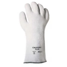 Ansell 42-474 Heat Resistant Gloves, Nitrile, 400  Degrees F Max Temp.,
