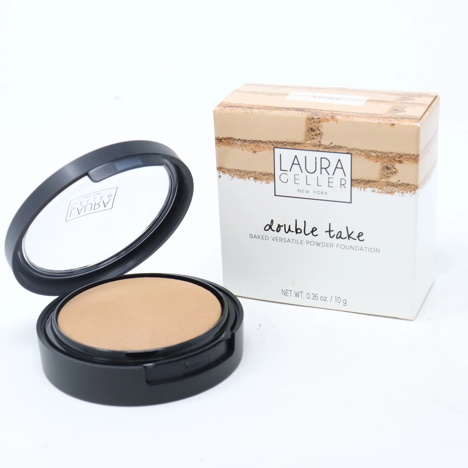 Laura Geller Double Take Baked Versatile Powder Foundation 0.35oz - Honey