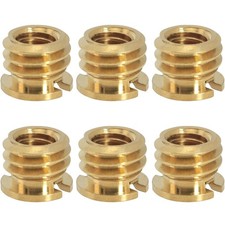 LUORNG 6PCS DSLR Camera Photography Tripod Ball Head Adapter Screw 1/4 to 3/8...