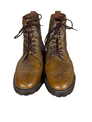 ALLEN EDMONDS LONG BRANCH LACE UP BOOTS SZ 11.5D