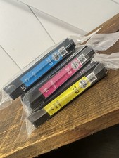 Genuine Epson 212 Ink Cartridges Cyan Magenta Yellow Sealed OEM 3 Pack