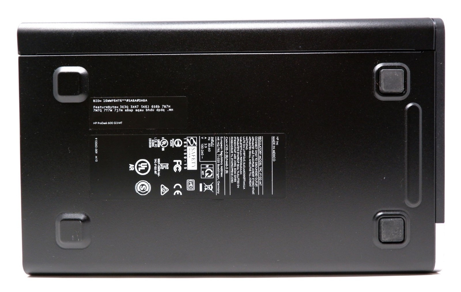 HP PRODESK 600 G3 MT EMPTY MINI TOWER CASE (BARE) - NEW! | eBay