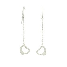 Autentici orecchini a goccia a cuore aperto TIFFANY & Co. #246-000-434-0232