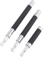 3pcs/set Scalable Magnetic Screw Drive Guide Drill Bit Tip Holder... 