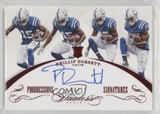 2015 Panini Flawless Progressions Signatures Ruby 6/15 Phillip Dorsett Auto 2r7