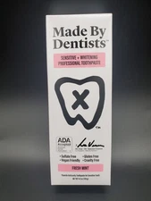 Made By Dentists Toothpaste Sensitive Whitening Fluoride Professional 4.2 oz NEW