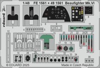 MW22 Eduard FE1561 Beaufighter Mk.Vi 1/48 Zoom Set For Revell