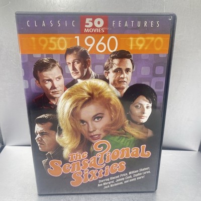 The Sensational Sixties 50 Movies 12 Disc DVD Box Set 2012 Mill Creek Cinema Box