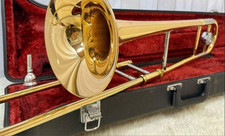 YAMAHA Trombone YSL-455G Instrument Music Wood with Hard Case tenor orchestra