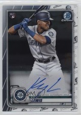 2020 Bowman Chrome Rookie Auto Kyle Lewis #CRA-KL Auto 0b3