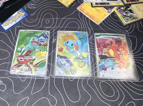 Pokémon 30th Anniversary First Partner Pack Charmander 38 Squirtle 39 Bulbasaur