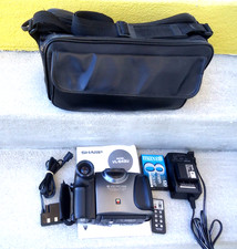 SHARP VIEWCAM VIDEO CAMERA MODEL VL-E43U WITH BAG EXTRAS