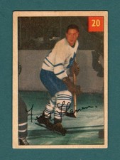 1954-55 Parkhurst Lucky Premium Fern Flaman #20 Toronto Maple Leafs **VG**