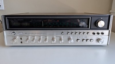 Sansui QRX-6001 4-CHANNEL Stereo Receiver - Tested - For Parts Or Repair - READ