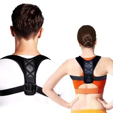 Posture Corrector Adjustable Back Brace Shoulder Support Clavicle Belt Men Women