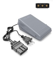 Pédale de remplacement pour machine à coudre Brother et prise rectangulaire électrique, gris