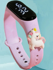 Kids LED Figure Digital Watch Touch Screen Cartoon Bracelet for Boys Girls Gift