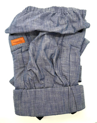 Hoppediz Babytrage Bondolino b.pure, hochwertige Baumwolle - denim