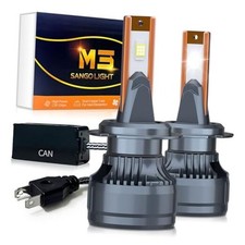 Fog Light Bulbs, 30000 LM 65 W 6500K 600 Brightness Upgraded White, H7
