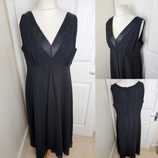 Roman Originals Black Maxi Dress Size 16 Evening Occasion