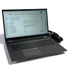 HP ZBook Fury 17 G8 17.3" i7-11850H 2.5GHz 32GB 256GB NVMe SSD - W6600M - Win11