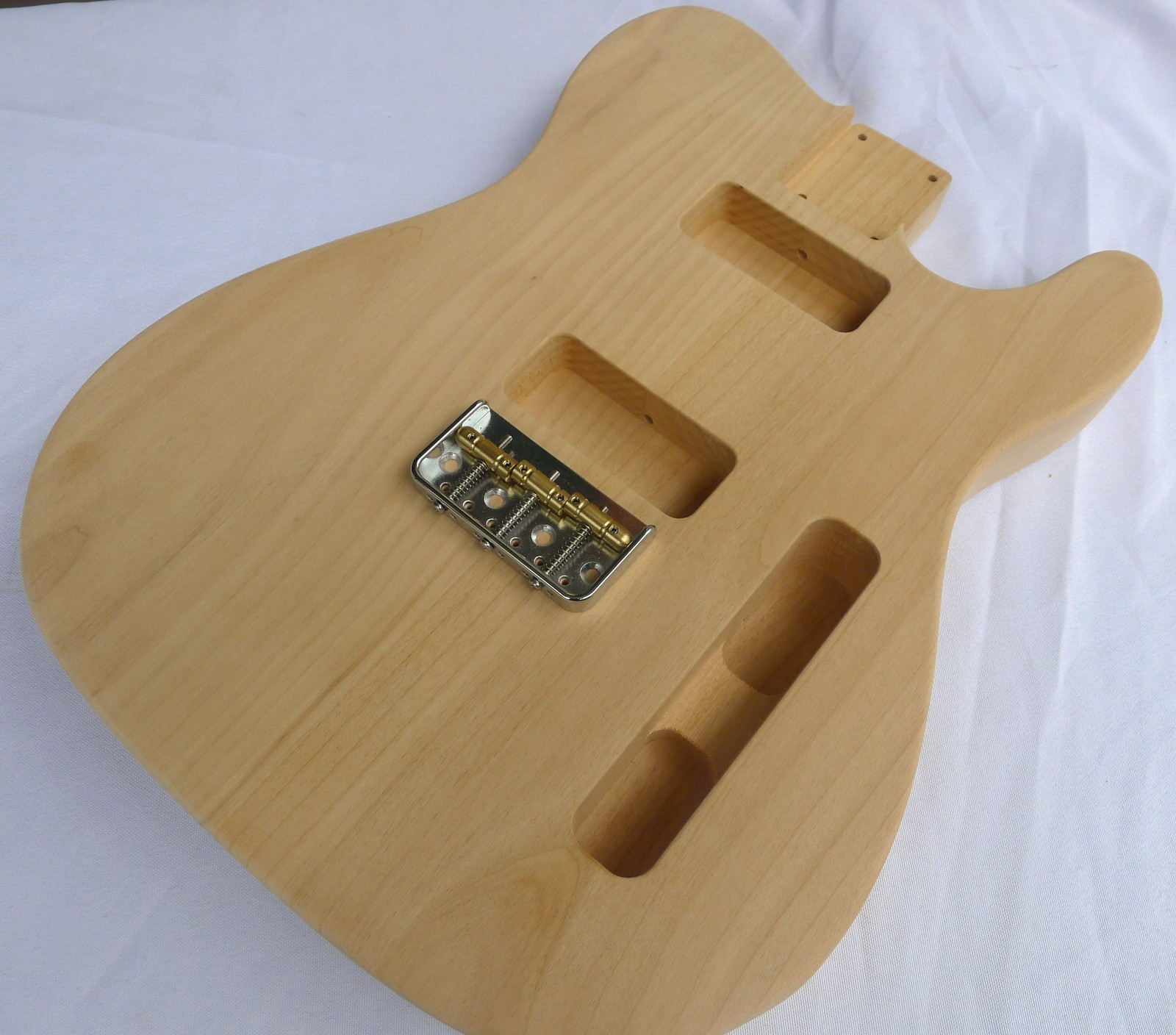 Unfinish Telecaster Body 2 pcs Centre Joined North American Alder 2x P90 ≦4.8Lbs