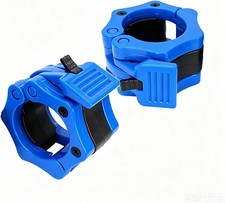 2 Pack 1 Inch 25mm Quick Release Barbell Collars - Heavy Duty Locking Clamps f