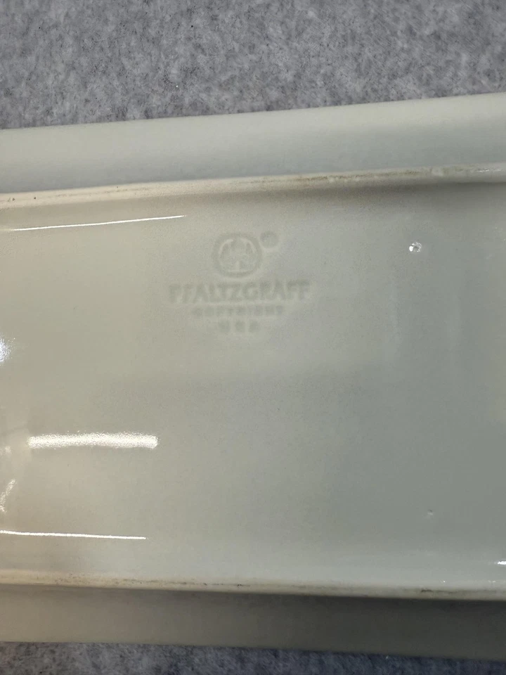 Pfaltzgraff Replacement Basketweave Stoneware Serving Tray Made in USA Retired - Image 4 of 4