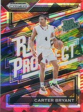 2024 Panini Prizm Draft Picks CARTER BRYANT RC #19 RATED PROSPECT RED ICE PRIZM