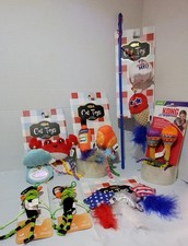 NEW Lot Of 12 Catnip Cat Toys: Kong Scrattles Maracas, Ice Cream, Stars, Etc. 2