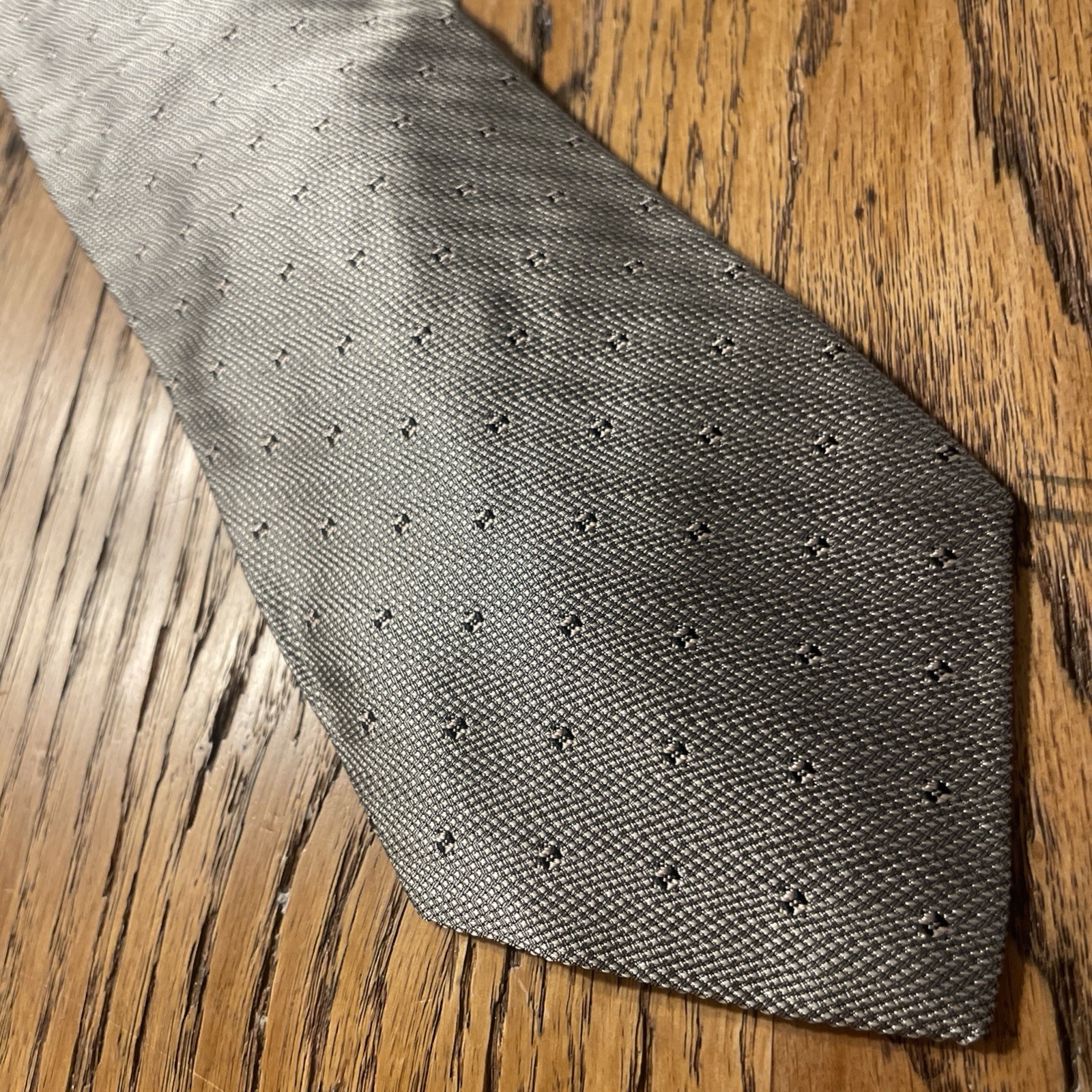 Vintage EUC Salvatore Valeriano Silk Geometric Tie Men’s Necktie Made In Italy