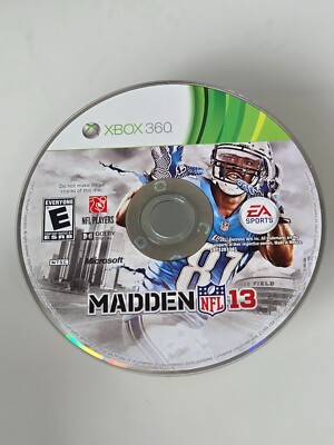 Madden NFL 13 (Microsoft Xbox 360, 2012) DISC ONLY