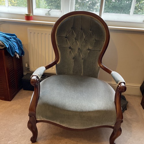 victorian armchair used eBay