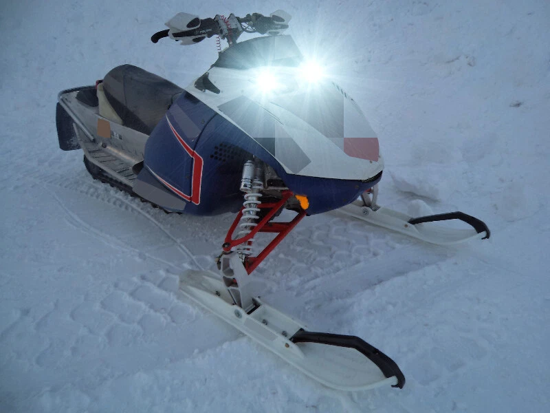 2 H4 Bright White LED Headlight Bulbs For Ski doo Touring 1994-2016 2017-2020 US - Image 3 of 4