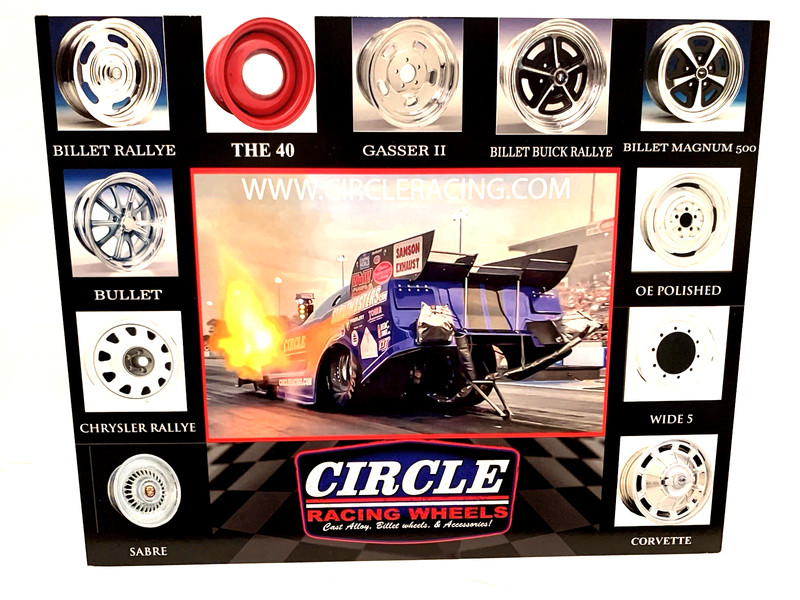 TERRY HADDOCK CIRCLE WHEELS MUSTANG  NHRA FUNNY CAR DRAG RACING POSTCARD