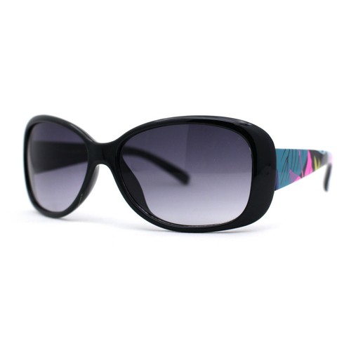 Kids Size Girls Classic 90s Designer Style Wrap Rounded Rectangle Sunglasses - Picture 10 of 21