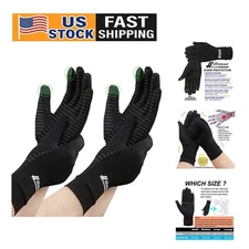 Copper-Infused Compression Gloves - Soothe Pain with Luxury Comfort (2 Pairs)