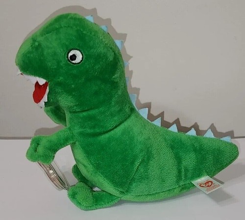 Ty Beanie Baby MR. DINOSAUR & PEPPA'S TEDDY (REINO UNIDO Peppa Pig Theme Park Excl) MWMTs - Imagen 11 de 14