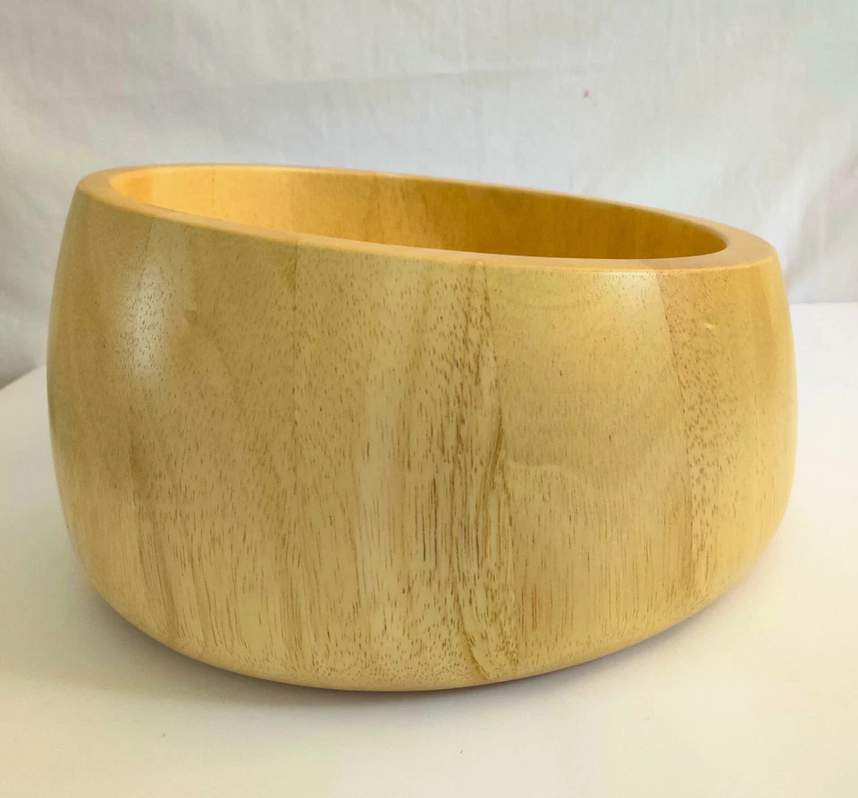 丹斯克木质高/低设计沙拉套装橡胶木 8 件 — 第 2/4 张图片