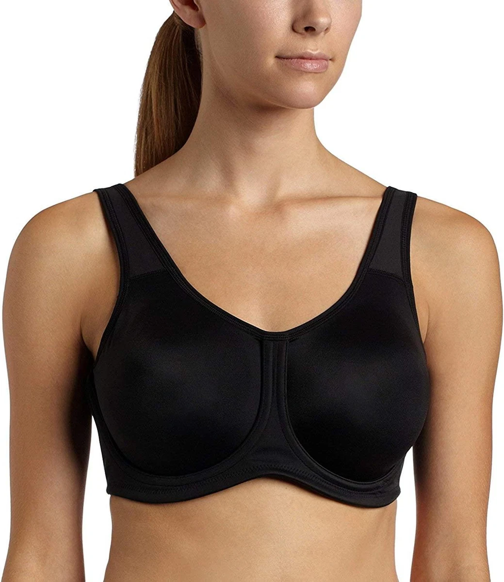 Wacoal 286894 Womens Underwire sports bras, Black, Size 36G US