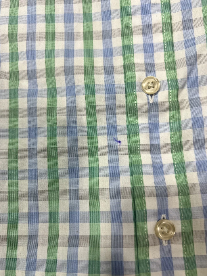 CHARLES TYRWHITT Dress Shirt Classic Fit Cotton Check Men's L Nice. - Image 4 of 4