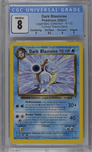 Dark Blastoise graded CGC 8 for sale on eBay