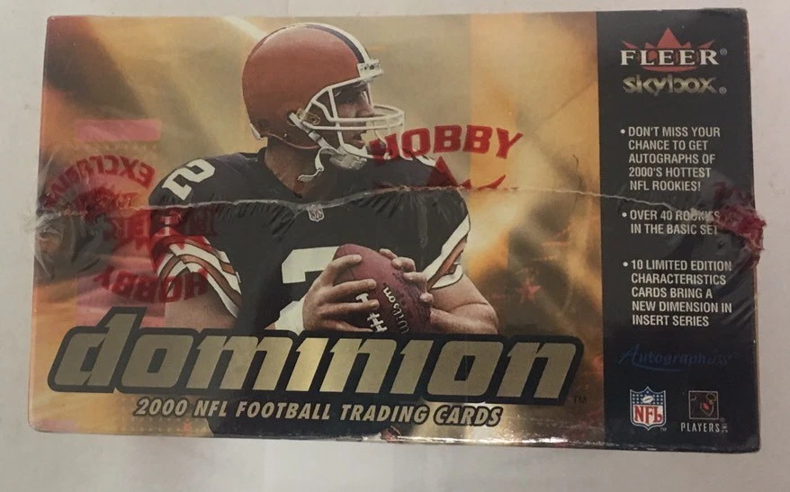 2000 Fleer Skybox Dominion Football Factory Sealed Hobby Box Tom Brady RC? FASC - Image 3 of 4