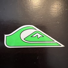 Quiksilver GREEN Authentic Sticker - 2.5  - Surf Skate Snow Mini Decal