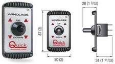 Quick comando da plancia per salpa ancora elettrico interruttore up & down