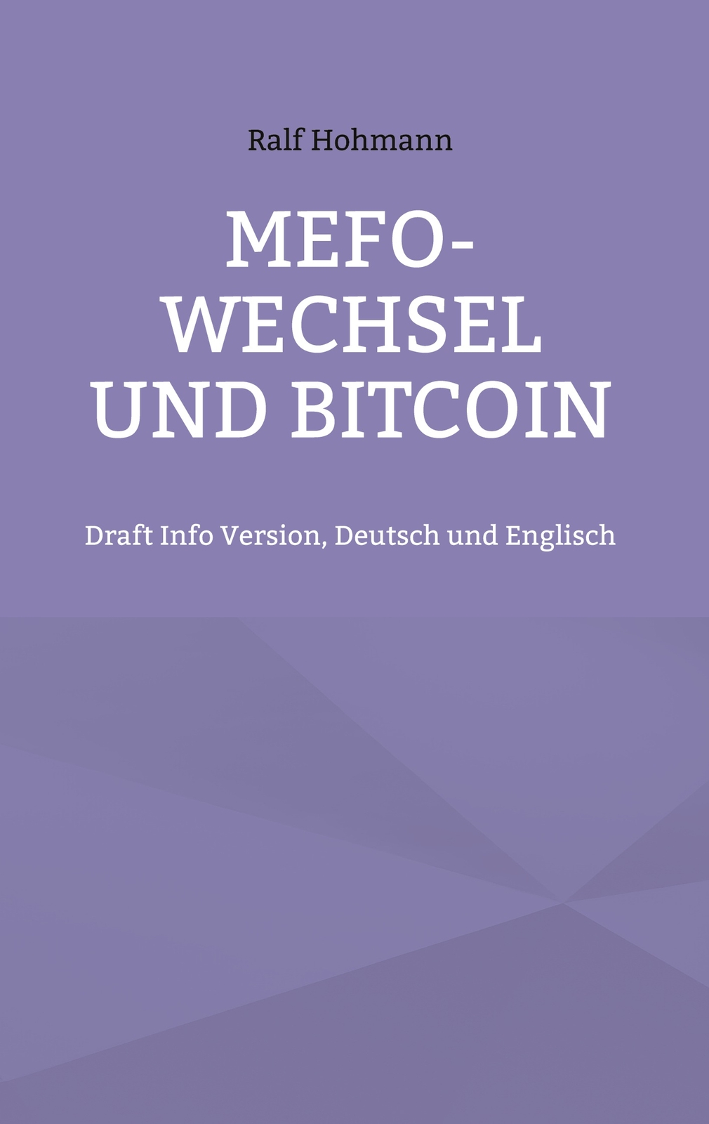 Thumbnail - Mefo-wechsel Und Bitcoin (buch)