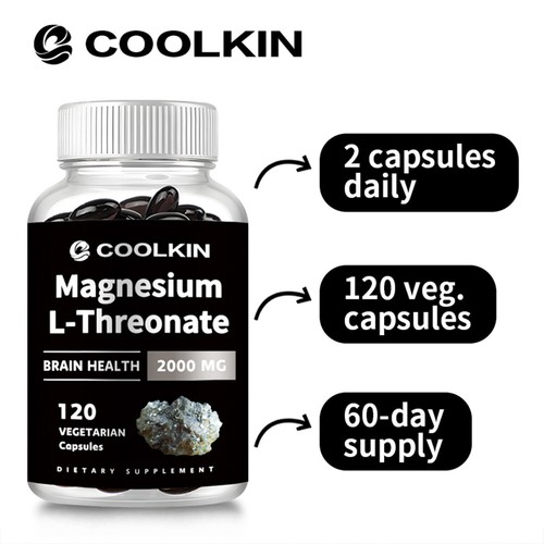 120 Stück Magnesium L-Threonat 2000 mg - Nootropic Brain Booster, - Bild 4 von 11
