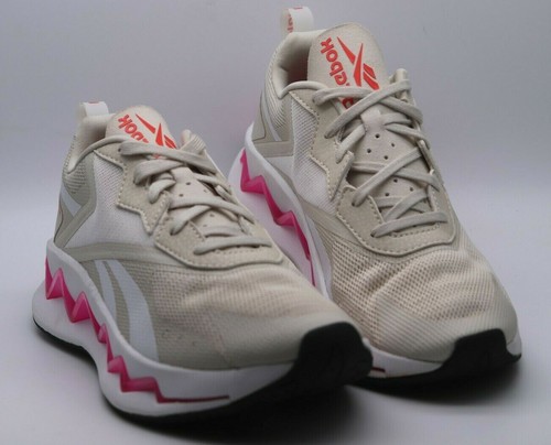 REEBOK ZIG ELUSION ENERGY RUNNING TRAINERS - ALABASTER FW7974 - WOMEN UK4.5 - Picture 2 of 11